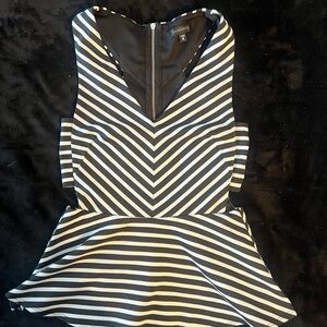 Dynamite Striped Top with open sides XS